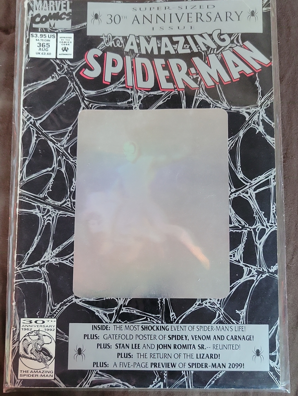 The Amazing Spider-Man 30th Anniversary Comic - Black & White Cover
